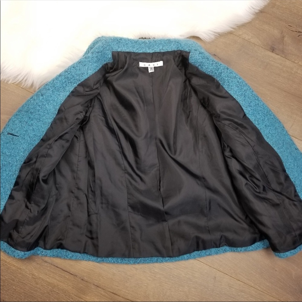 Cabi Blue Boucle Jacket - image 5